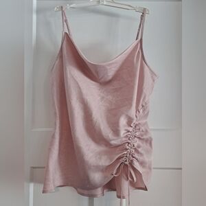 NWT Women's Ruched Camisole (Pale Mauve) - INC International Concepts